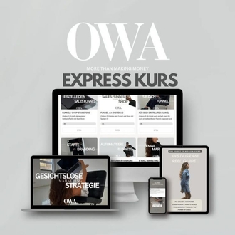 OWA | Online Wealth Academy Kurs ( Türkçe / Deutsch / English/Flamenkçe)