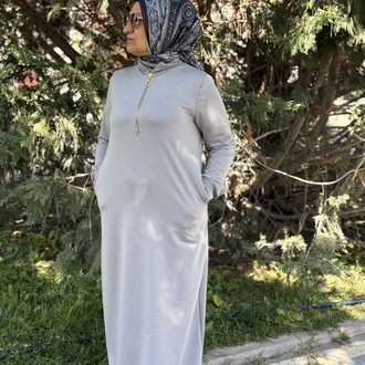 Üç İplik Penye Elbise