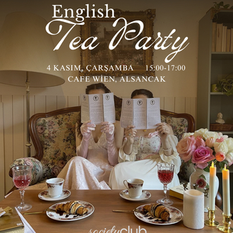 English Tea Party(2 Kişilik) - 4 Kasım, Çarşamba (15:00-17:00)