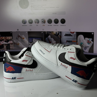 ️ Custom AF1 – Red Bull & Formula 1 Edition