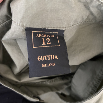 Guttha Milano Archivio 12 Haki Minimalist Tasarım Bluz