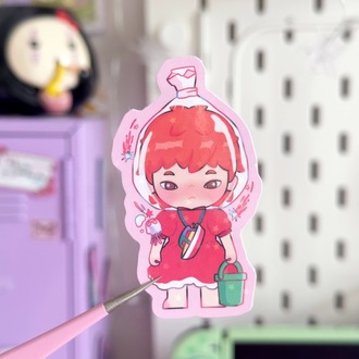 ponyo hologramlı sticker 