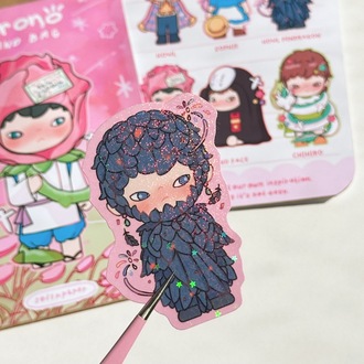 howl pendragon hologramlı sticker
