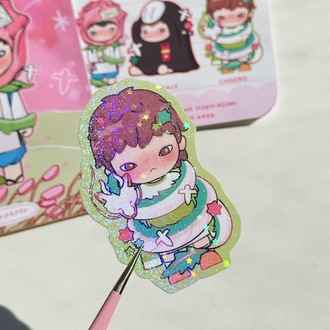 chihiro hologramlı sticker