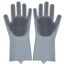 Sihirli Isıya Dayanıklı Silikon Çok Amaçlı Bulaşık Eldiven Fırçası Magic Gloves