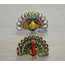 Swarovski Taşlı Tavuskuşu Magnet