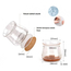 4 lü Keçeli Şeffaf Silikon Sandalye Ayak Koruyucu Seti