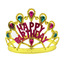Altın Renk Happy Birthday Doğum Günü Tacı
