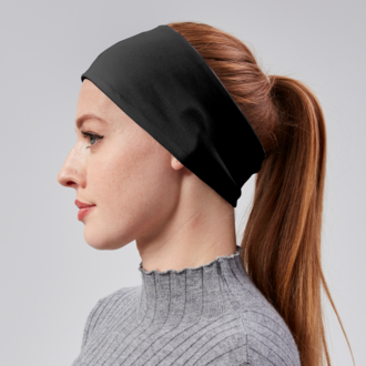 Kadın Spor Saç Bandı Bandana Penye Esnek bone Dikissiz