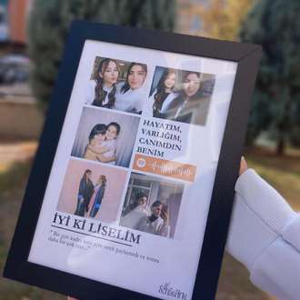 İyi ki bacım (çerçeveli)