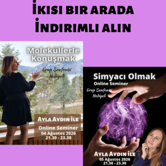 Moleküllerle Konuşmak ve Simyacı olmak birlikte (İlk kez katılım)