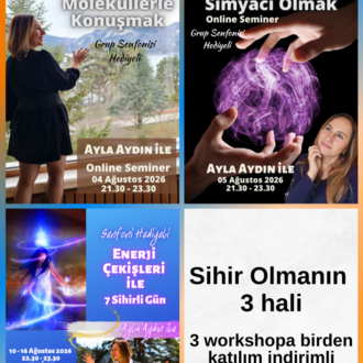 SİHRİN 3 HALİ: moleküller + simyacı + enerji çekişleri  (İlk katılım)