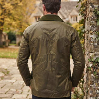 Barbour Hakim Yeşili Mumlu / Waxed Mont / Ceket