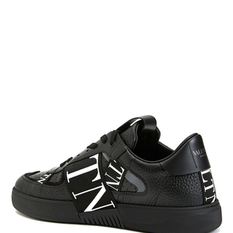 VL7N Siyah Erkek Deri Sneaker