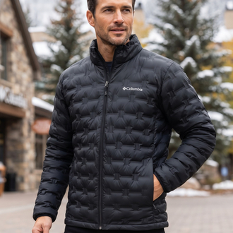 Columbia Siyah Desenli Termal Mont