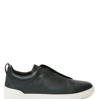 Zegna Siyah Erkek Deri Sneaker