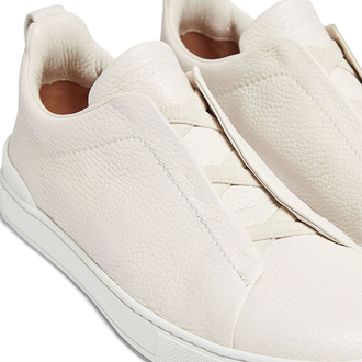 Zegna Beyaz Erkek Deri Sneaker