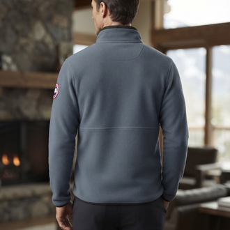 Canada Goose Arctic Program Gri Yarım Fermuarlı Polar