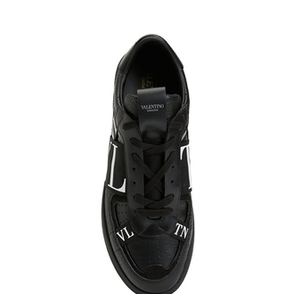 VL7N Siyah Erkek Deri Sneaker