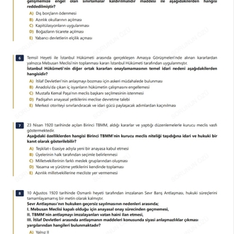 KPSS Tarih - Sınav Öncesi Çözmenizi Tavsiye Ettiğimiz 750 Soru | ÖSYM Tarzında | Dijital PDF