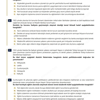 KPSS Tarih - Sınav Öncesi Çözmenizi Tavsiye Ettiğimiz 750 Soru | ÖSYM Tarzında | Dijital PDF