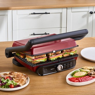 Karaca Gastro Grill Pro 2400 W Izgara ve Tost Makinesi Kırmızı