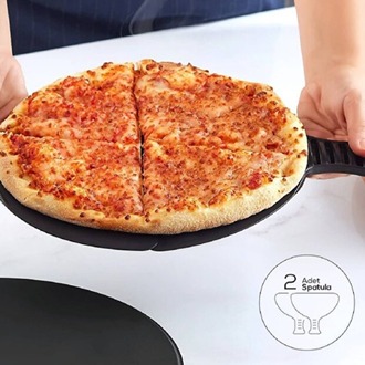 Karaca Gastro 10 in 1 Pizza Lahmacun ve Tandır Ekmeği Makinesi Biodiamond Matte Black