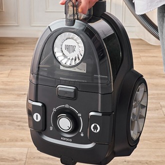Karaca Vantuz High Force F2 Matte Toz Torbasız Black Silver