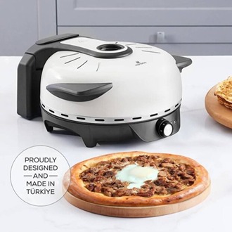Karaca Gastro 10 In 1 Pizza Ve Lahmacun Makinesi Biodiamond Soft Cream Beyaz