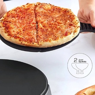 Karaca Gastro 10 In 1 Pizza Ve Lahmacun Makinesi Biodiamond Soft Cream Beyaz