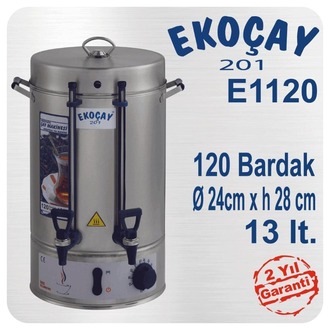 Ekoçay Çay Makinesi 120 Bardak Semaver