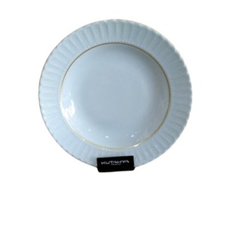 Kütahya Porselen 6 Adet Sedef Yaldızlı Yemek Tabağı 22 cm