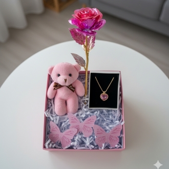 Pembe Mini Işıltı Set’i