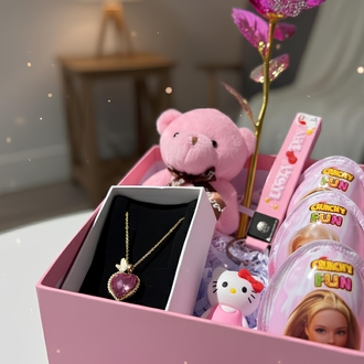 Pembe Sevimli Set