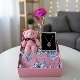 Pembe Mini Işıltı Set’i