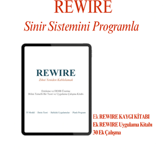 REWIRE Erteleme ve DEHB Çalışma Kitabı: 55 Modül + ek rewire kaygı