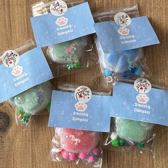 Standart Boy Yeşil Pofuduk Squishy