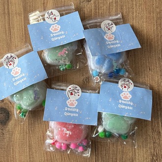 Büyük Boy Yeşil Pofuduk Squishy