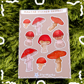 mantar sticker sheet