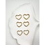 Tri-Heart Steel Earrings 3 Boy 3 Adet 316l Çelik Küpe