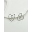 Heart-Shaped Silver Kalp VIP Küpe