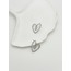 Heart-Shaped Silver Kalp VIP Küpe