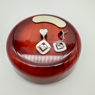 Velithis Sedef Steel Earring | Çelik Küpe