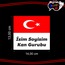 KAN GURUBLU İSİMLİ BAYRAKLI STİCKER