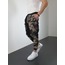 Kamuflaj Kargo Cepli Siyah Jogger Pantolon STGN-3002SYH