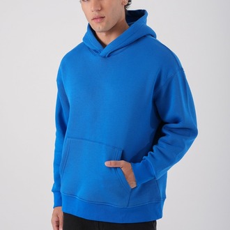 Kapüşonlu Mavi Sweatshirt Hoodie