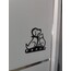 ( Dog And Cat ) Metal Duvar Anahtar Askılığı - Dekor Banyo Askılık Anahtarlık.
