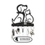 ( Dog And Cat ) Metal Duvar Anahtar Askılığı - Dekor Banyo Askılık Anahtarlık.