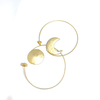 Bruja Luna Küpe / Gold