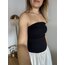Straplez maxi elbise